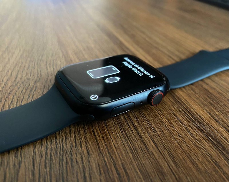 Apple Watch Series 7 45mm LTE, Midnight, заблокированный iCloud 3