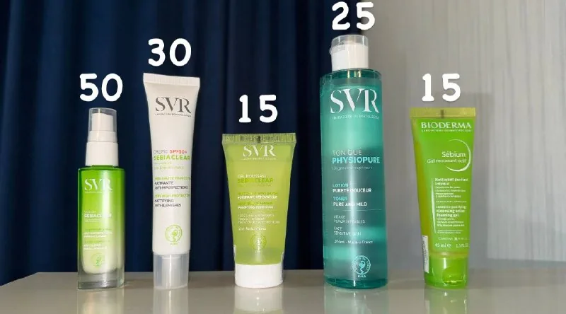 Уходовая косметика SVR и Bioderma, 5 средств