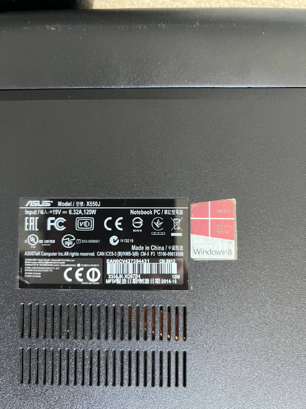 Ноутбук ASUS X550JK 3