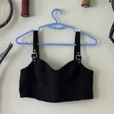 Черный топ H&M 2