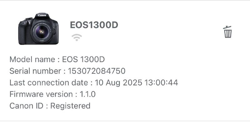 Цифровая зеркальная камера Canon EOS 1300D 6