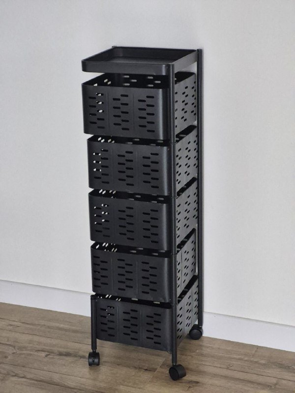 Металлический раскладной стеллаж этажерка