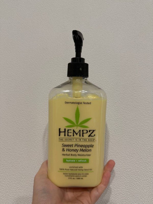 HEMPZ молочко для тела увлажняющее ананас и медовая дыня 500 мл