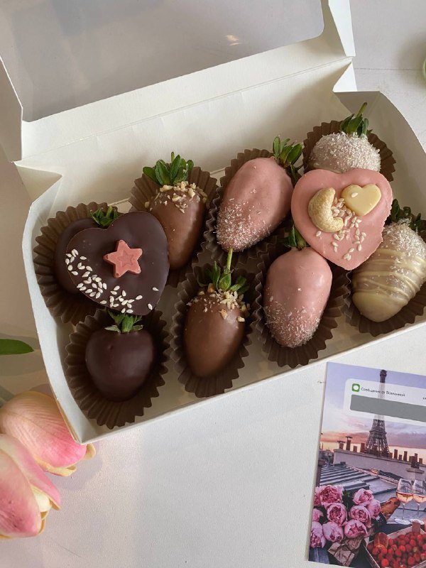 Клубника в бельгийском шоколаде 2