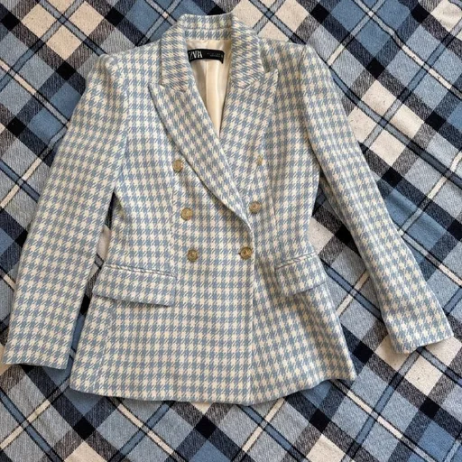Zara blazer, LACOSTE hoodie