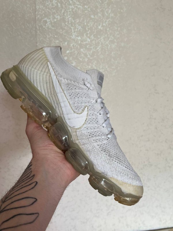Nike Air VaporMax Triple White кроссовки 44.5