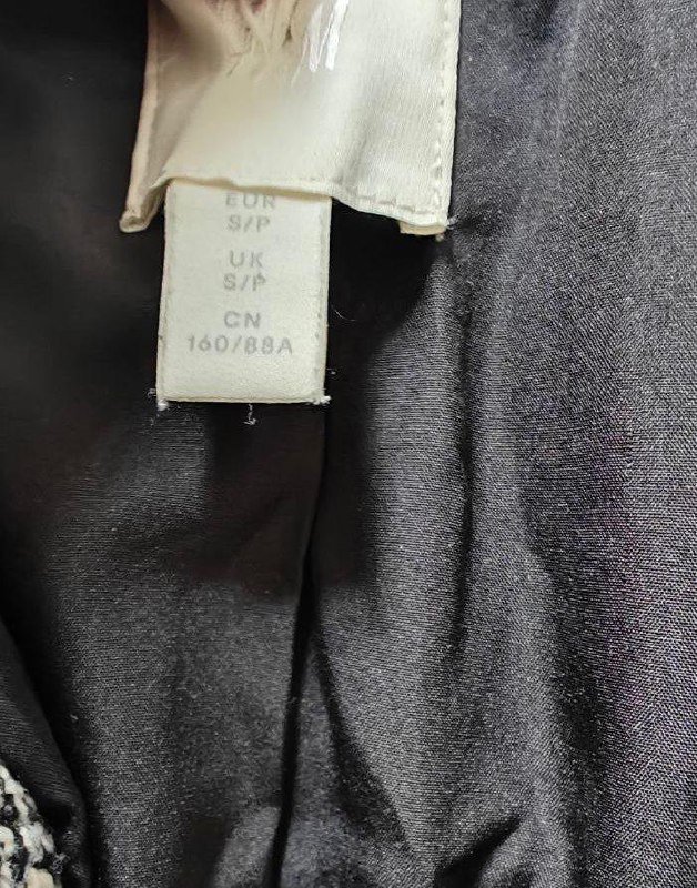 Пальто женское H&M размер S полиэстер теплое зимнее 8