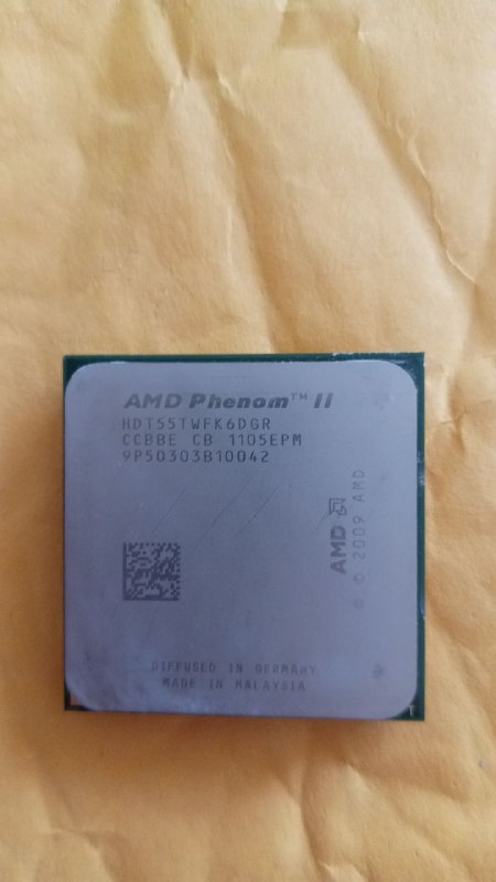 Процессор AMD Phenom 2x6 1055t сокет AM3, оперативная память DDR2 4x4ГБ