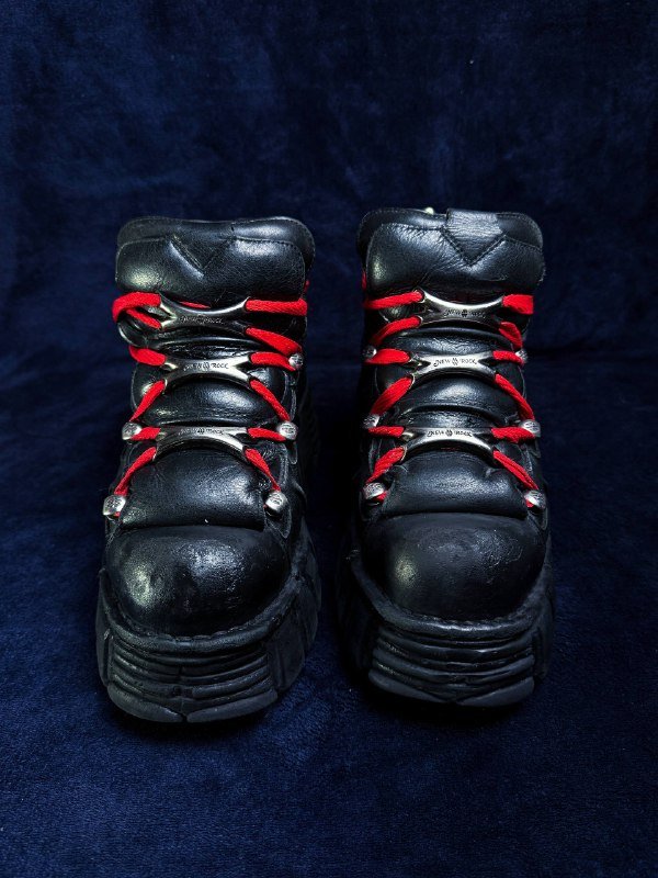 Archive New Rock Metallic Platform Boots 7