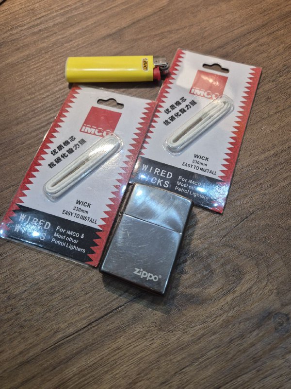 Zippo зажигалка и фитили