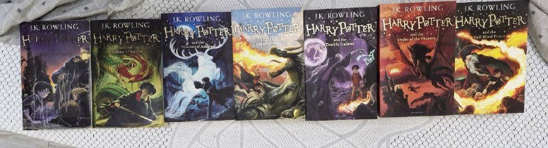 Коллекция книг Гарри Поттер 7 штук на английском