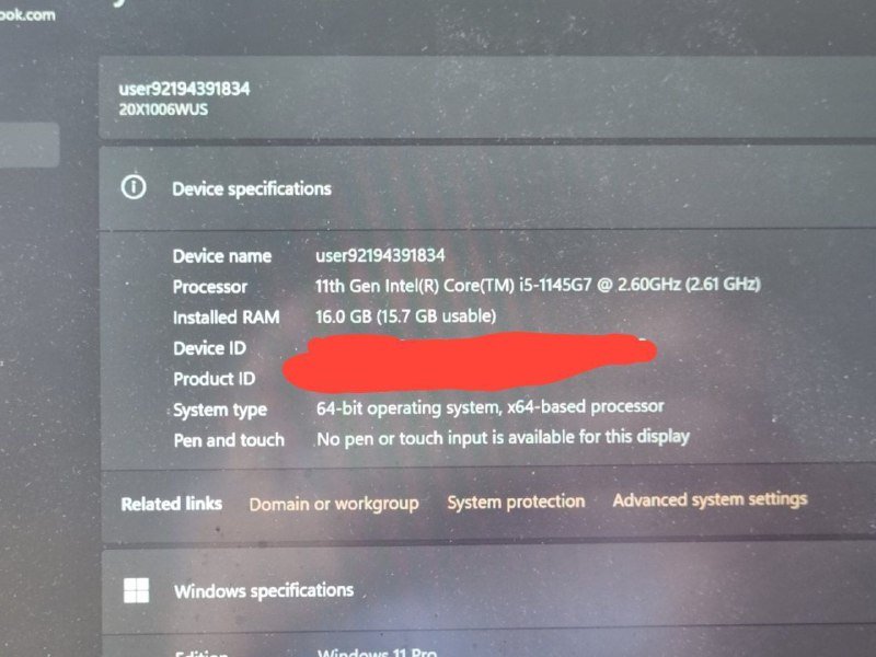 Lenovo Thinkpad L13 Gen 2 ноутбук 16gb