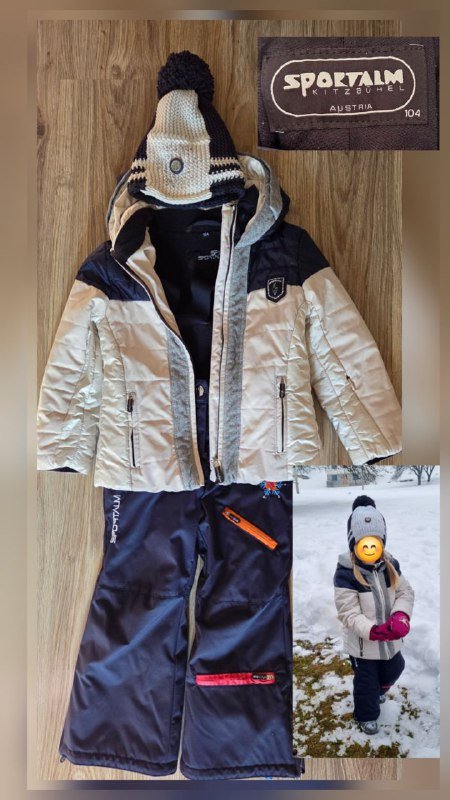 Зимний костюм 3-ка для девочки, Термо-костюм для девочки