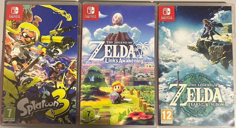 Игры для Nintendo Switch: Zelda, Zelda Link, Splatoon