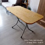 Складной стол из массива сосны 3