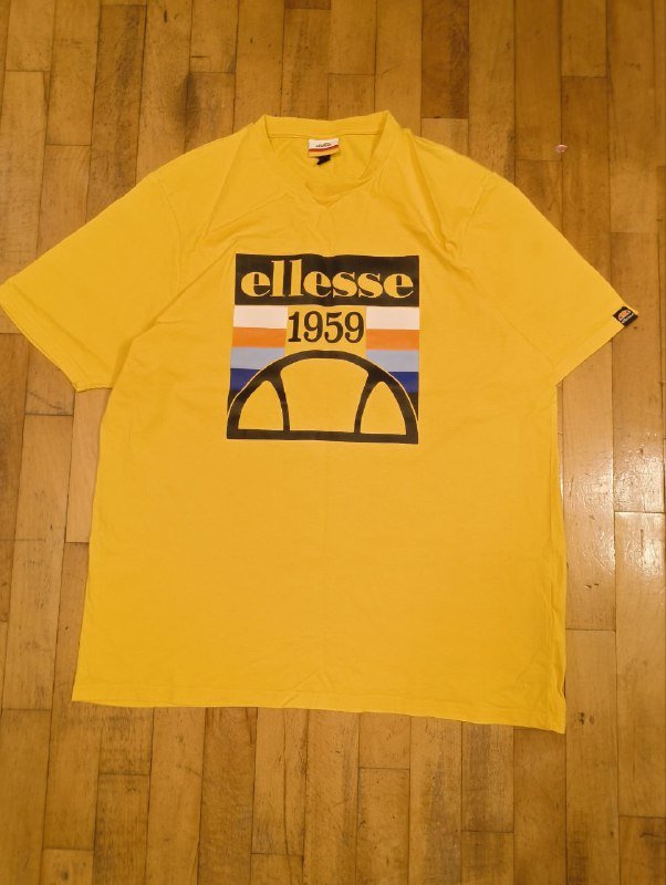 Футболка Ellesse 1959 желтая XXL (маломерит на L)