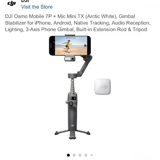 DJI Osmo Mobile 7P с DJI Mic Mini TX