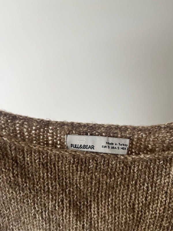 коричневый топ PULL & BEAR размер S 3