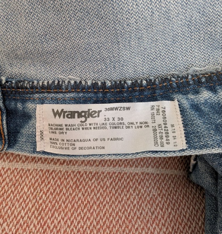 Джинсы Wrangler 36 mwz cowboy cut 3