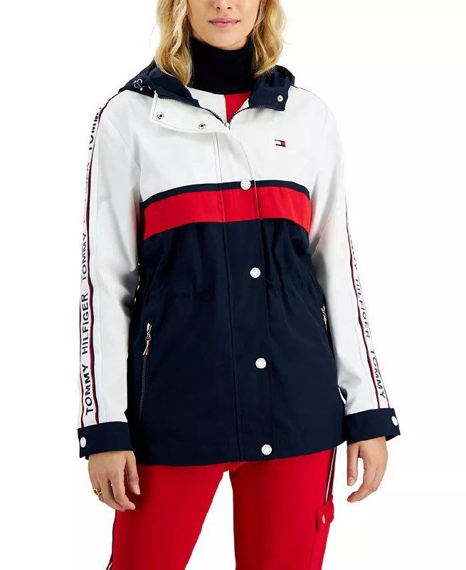 Ветровка Tommy Hilfiger с капюшоном, размер L 9