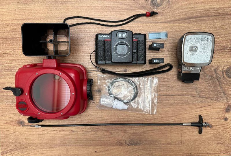 Пленочная камера Lomo Lc-Wide с аксессуарами