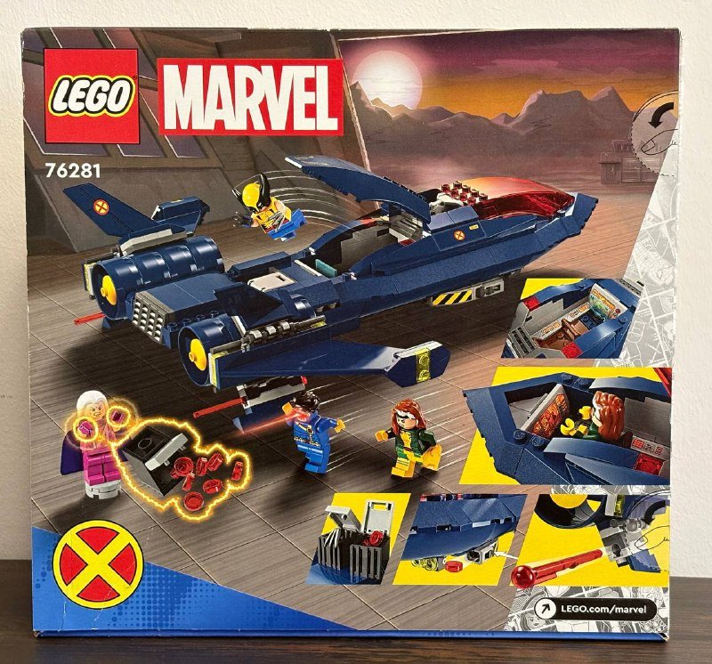LEGO Marvel 76281 X-Men X-Jet конструктор без минифигурок