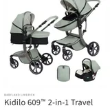 Коляска Kidilo 609 2-в-1 с автолюлькой 1