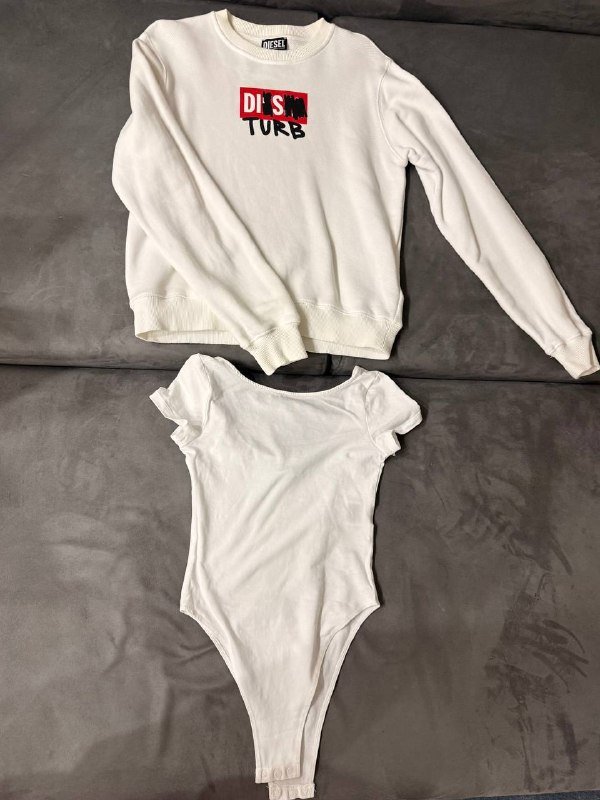Свитшот Disel S, Боди H&M XXS