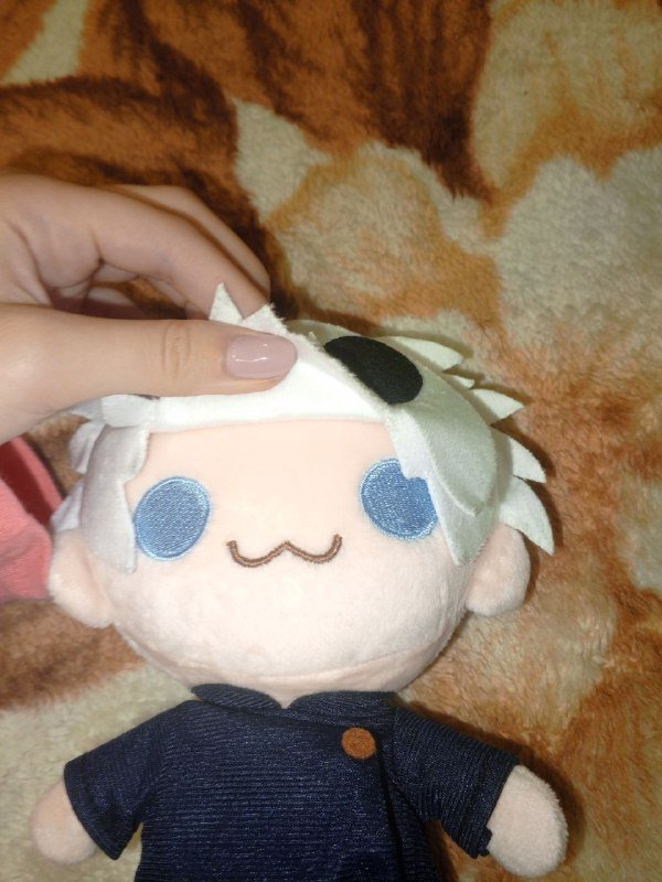 игрушка Сатору Годжо миниатюрная мягкая 3