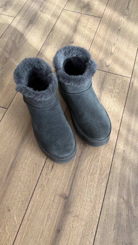 Угги Oysho 39-40 черные теплые 4