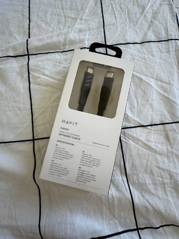 Кабель зарядки type-c - lightning