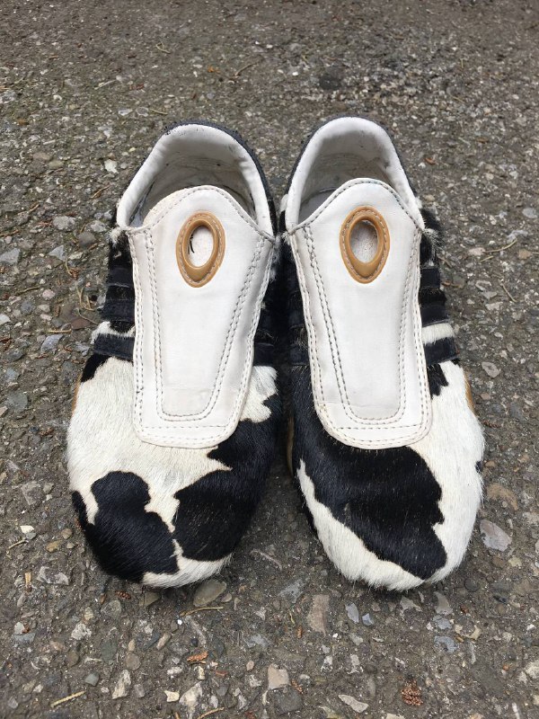2003 Adidas x Yohji Yamamoto Mei 'Cow' Slip-On 2