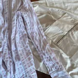Домашний комплект S, атласные брюки и две рубашки 3