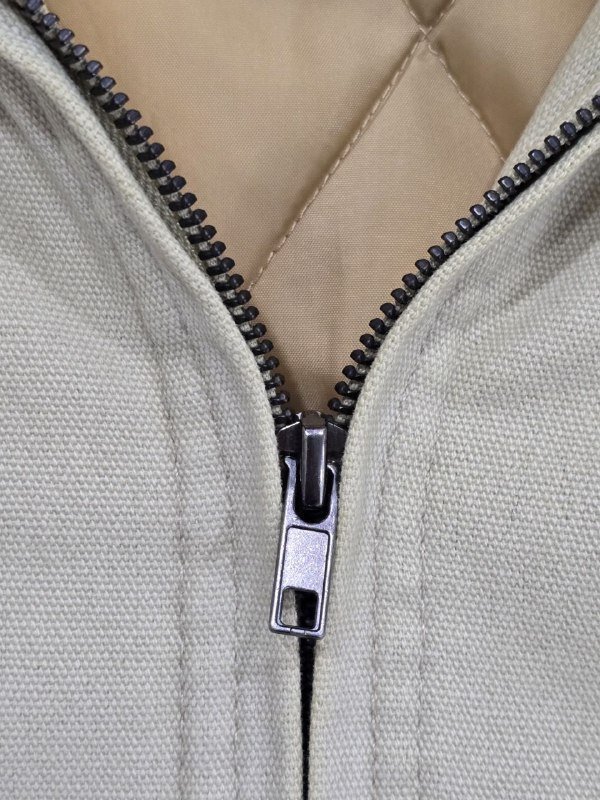 Куртка DeFacto мужская тёплая светло-бежево-оливковая L 4