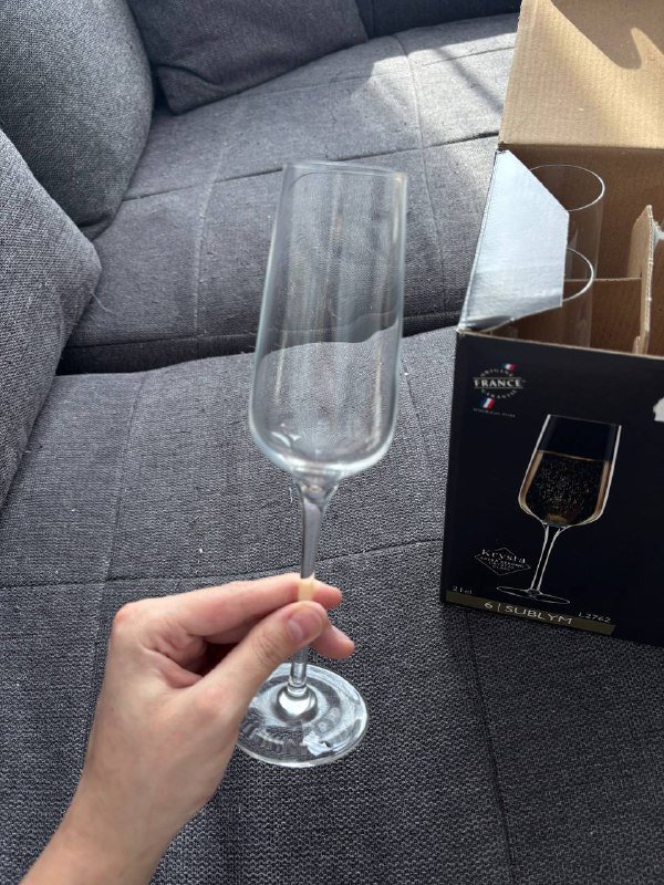 Набор бокалов для игристого 6 штук