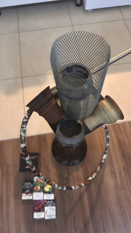 VZ stainless steel hookah with accessories 2
