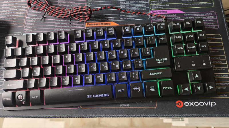 Клавиатура Bloody, мембранная клавиатура с русско-украинской раскладкой 8