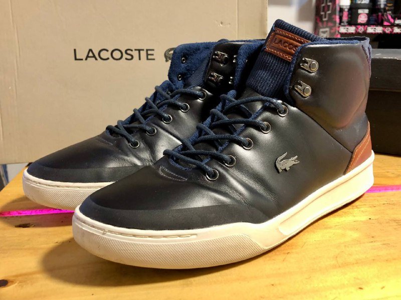 Мужские зимние кеды Lacoste 6