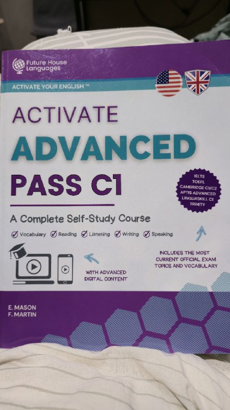 Книга Activate Advanced C1 для подготовки к экзаменам