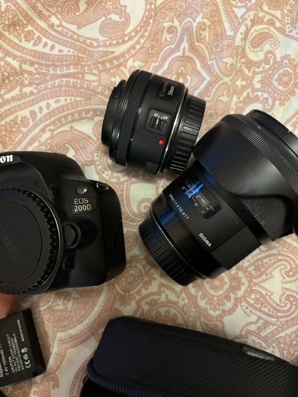 Фотоаппарат Canon 200D с объективами и аксессуарами 2