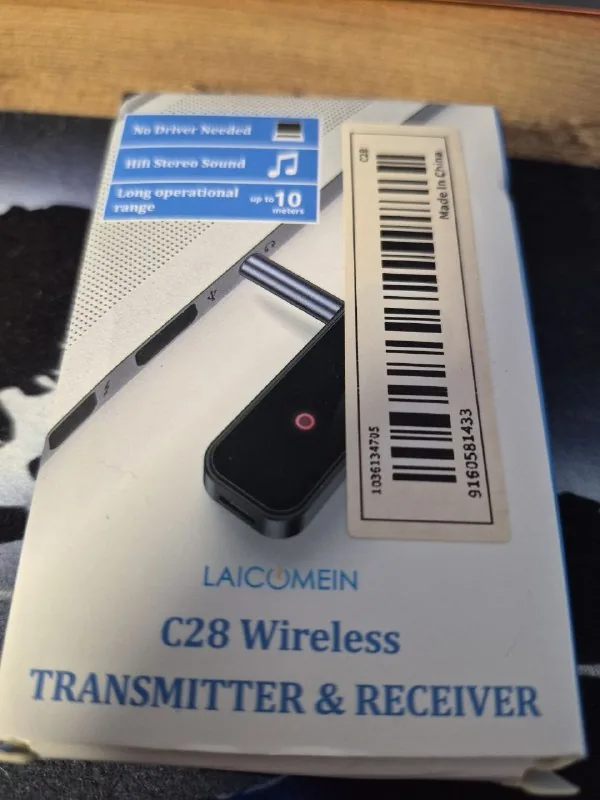 Bluetooth трансмиттер-ресивер для наушников, колонок, микрофона