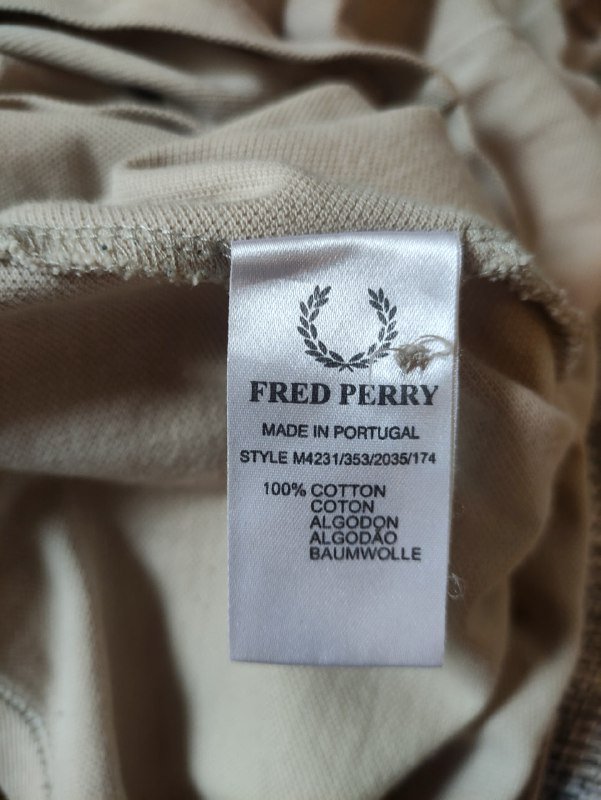 Поло с длинным рукавом Fred Perry мужское размер S 7