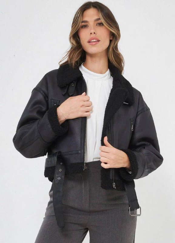 бежевая дублёнка, черная дублёнка 2