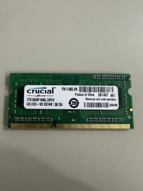 DDR3 4GB 1600 SODIMM, SSD m2 SATA 128GB, HDD 500GB, Блок питания для ноутбука