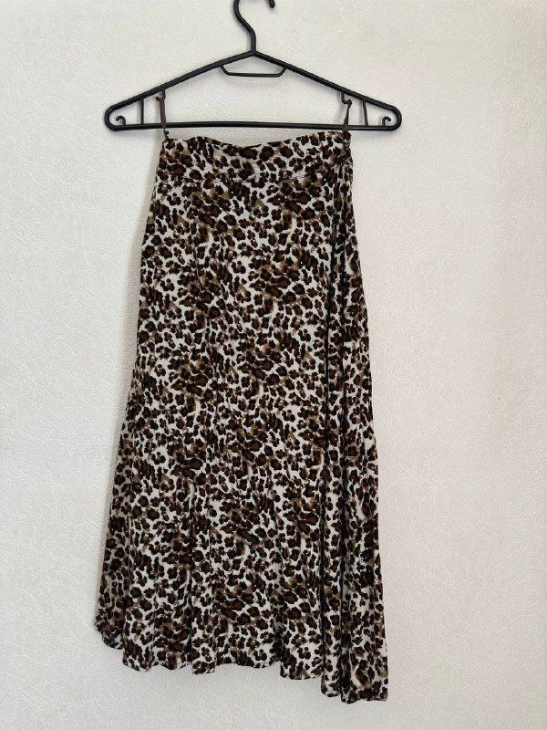 Юбка с леопардовым принтом