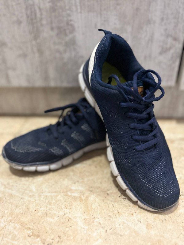 Кроссовки новые и мужские синие, спортивные 3