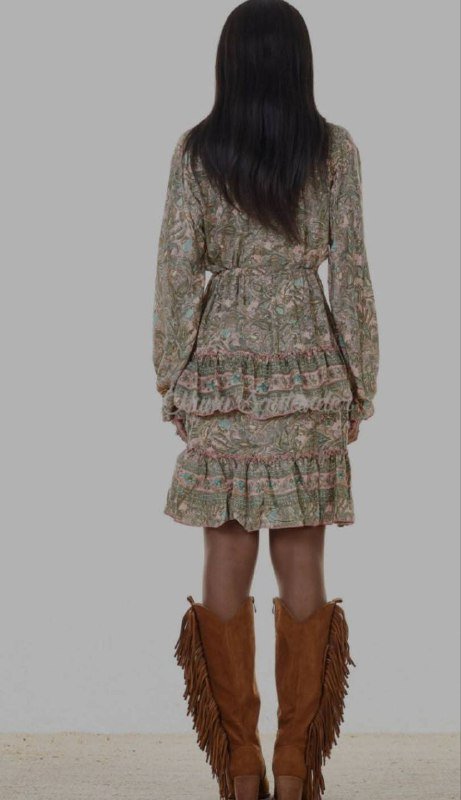 Платье Boho-Style из шелка и вискозы 5