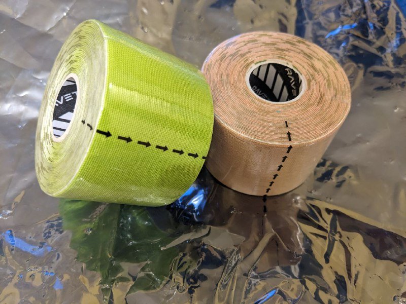 Кинезиотейп Ravetape RV Storm 5х5 см