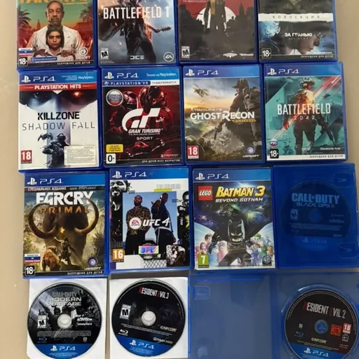 PS4 игры, Far Cry 6, Battlefield 1, Resident Evil 2