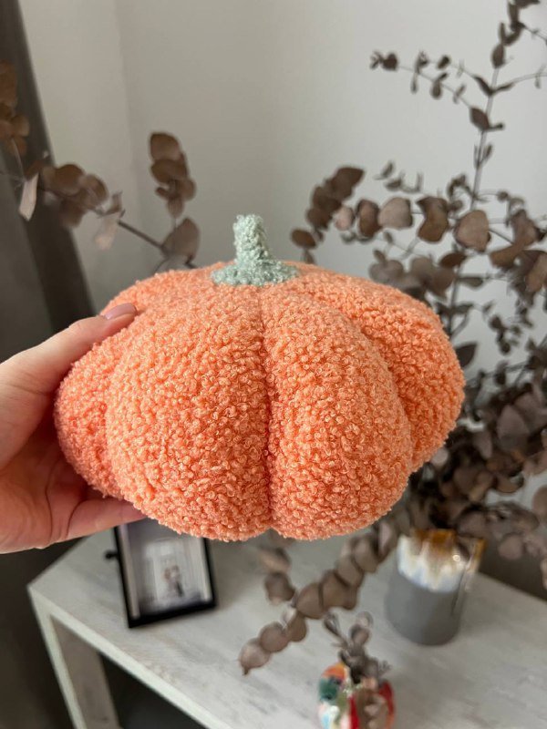 Игрушка пингвин в капюшоне, тыква 6